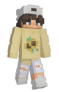 Front of Erlam's skin