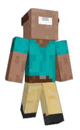 zombie and bondi blue Minecraft skin — Classic model