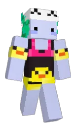 moon raker and white Minecraft skin — Classic model — first worn by Enderlote