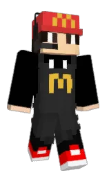 black and mine shaft Minecraft skin — Classic model — first worn by NOAM1850
