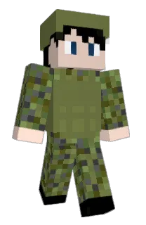 Front of Minecraft skin