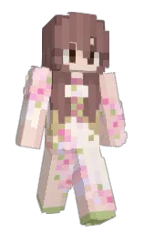 albescent white and cupid Minecraft skin — Slim model — first worn by bloodyparadisee