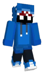 science blue and mirage Minecraft skin — Classic model