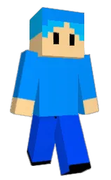 azure radiance and blue ribbon Minecraft skin — Slim model — first worn by limmoQWQ