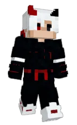 blue charcoal and black russian Minecraft skin — Slim model — first worn by IM_TNT
