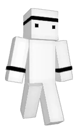 white and alabaster Minecraft skin — Classic model