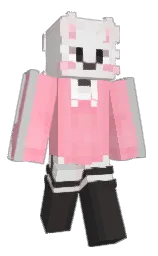sundown and carnation pink Minecraft skin — Classic model