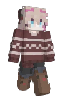 Front of JohnAfro's skin