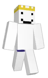 white and cape palliser Minecraft skin — Classic model — first worn by Mixam888