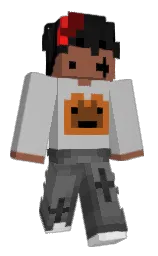 silver and spicy mix Minecraft skin — Classic model — first worn by Tezzzzy