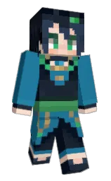 Lietashi's Minecraft skin wearing the Vanilla cape