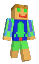 cream can and persian blue Minecraft skin — Classic model