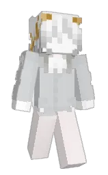 iron and rose white Minecraft skin — Slim model — first worn by Proyectado