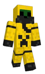 creeperxyz10's Minecraft skin wearing the Migrator cape