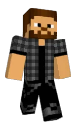 porsche and black Minecraft skin — Classic model