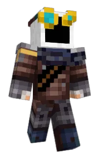 Front of McSwacey's skin
