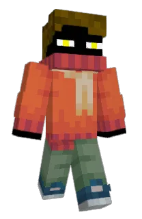 Front of Calverin's skin