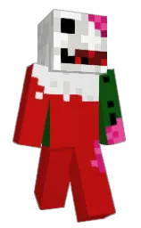 white and thunderbird Minecraft skin — Classic model