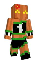 red damask and black Minecraft skin — Slim model