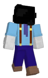 seagull and black Minecraft skin — Classic model