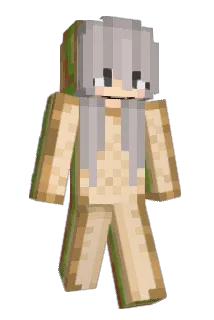 444km Minecraft avatar full body