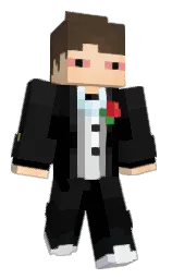 cod gray and black Minecraft skin — Classic model — first worn by FlyGuyTyler
