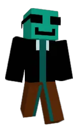 black and brown bramble Minecraft skin — Classic model — first worn by Hunt3rGoated