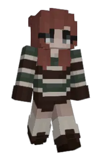 Front of dinolaur's skin