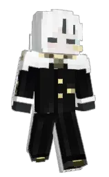 cod gray and white Minecraft skin — Slim model — first worn by Sunnyside1up
