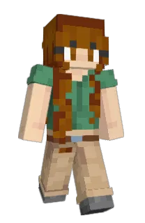 Front of Nseev's skin