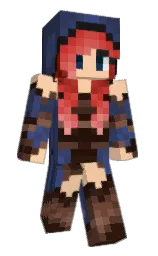 rhino and cloud burst Minecraft skin — Slim model — first worn by Tbells99