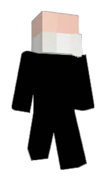 apricot peach and cararra Minecraft skin — Slim model — first worn by GeyserMC