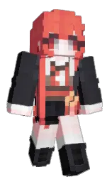 carnation and shark Minecraft skin — Classic model — first worn by CheonHo_