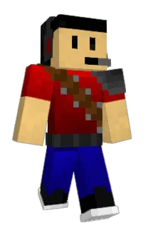 Front of Awway's skin