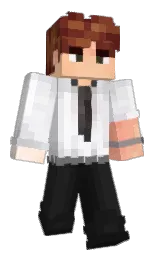 Worlite's Minecraft skin wearing the Purple Heart cape