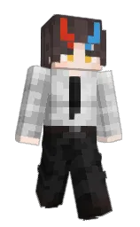Alekqss's Minecraft skin wearing the Purple Heart cape