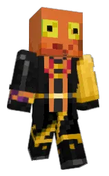 cod gray and black Minecraft skin — Classic model — first worn by Savoure