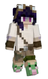 pearl bush and aqua forest Minecraft skin — Slim model — first worn by Shadedplace