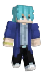 chambray and woodsmoke Minecraft skin — Slim model — first worn by KriznBLUE
