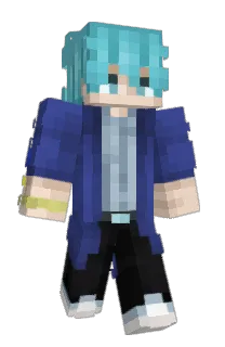 Front of KriznBLUE's skin