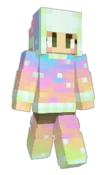 scandal and apricot peach Minecraft skin — Slim model — first worn by Mandy_Star