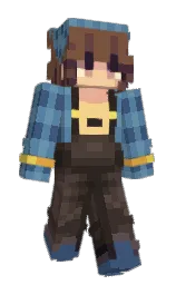 J70's Minecraft skin wearing the Realms Mapmaker cape