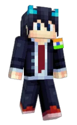 black and ebony Minecraft skin — Slim model
