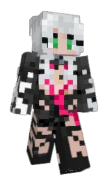 mine shaft and cod gray Minecraft skin — Classic model