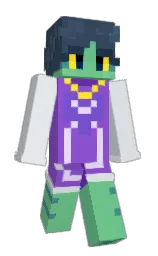 medium purple and athens gray Minecraft skin — Slim model — first worn by Q3sopTV