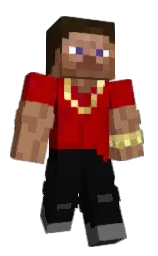 cod gray and bright red Minecraft skin — Classic model