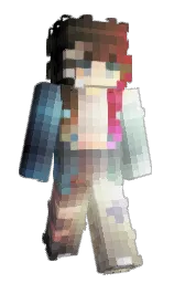Dwagga's Minecraft skin wearing the Purple Heart cape