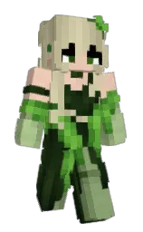 seaweed and black Minecraft skin — Classic model