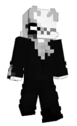cod gray and white Minecraft skin — Slim model