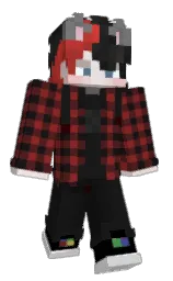 Nyautism's Minecraft skin wearing the Cherry Blossom cape